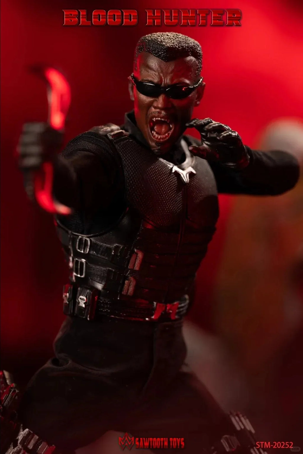 Sawtooth Toys Action Figure Blood Hunter 1/12 Scale 6 Inch Collectible With Replaceable Heads Weapons Accessories For Collectors