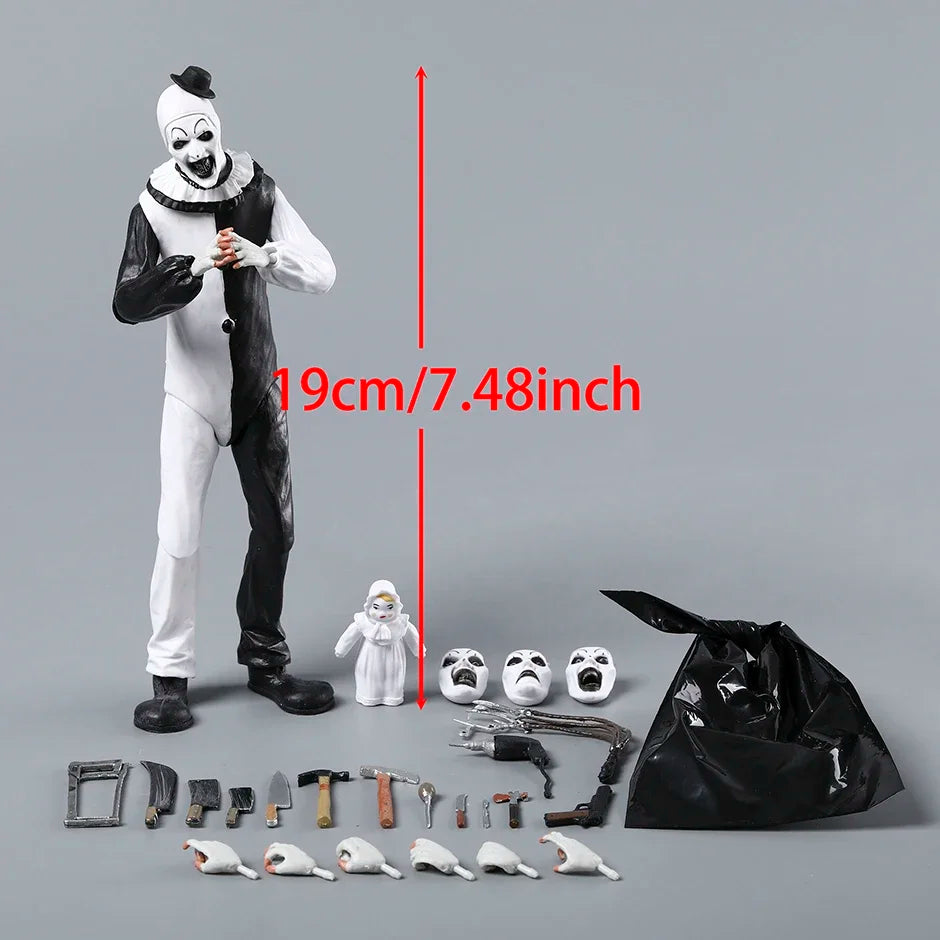 NECA Art the Clown Ultimate Terrifier Action Figure Collectable Joints Moveable Model Toy