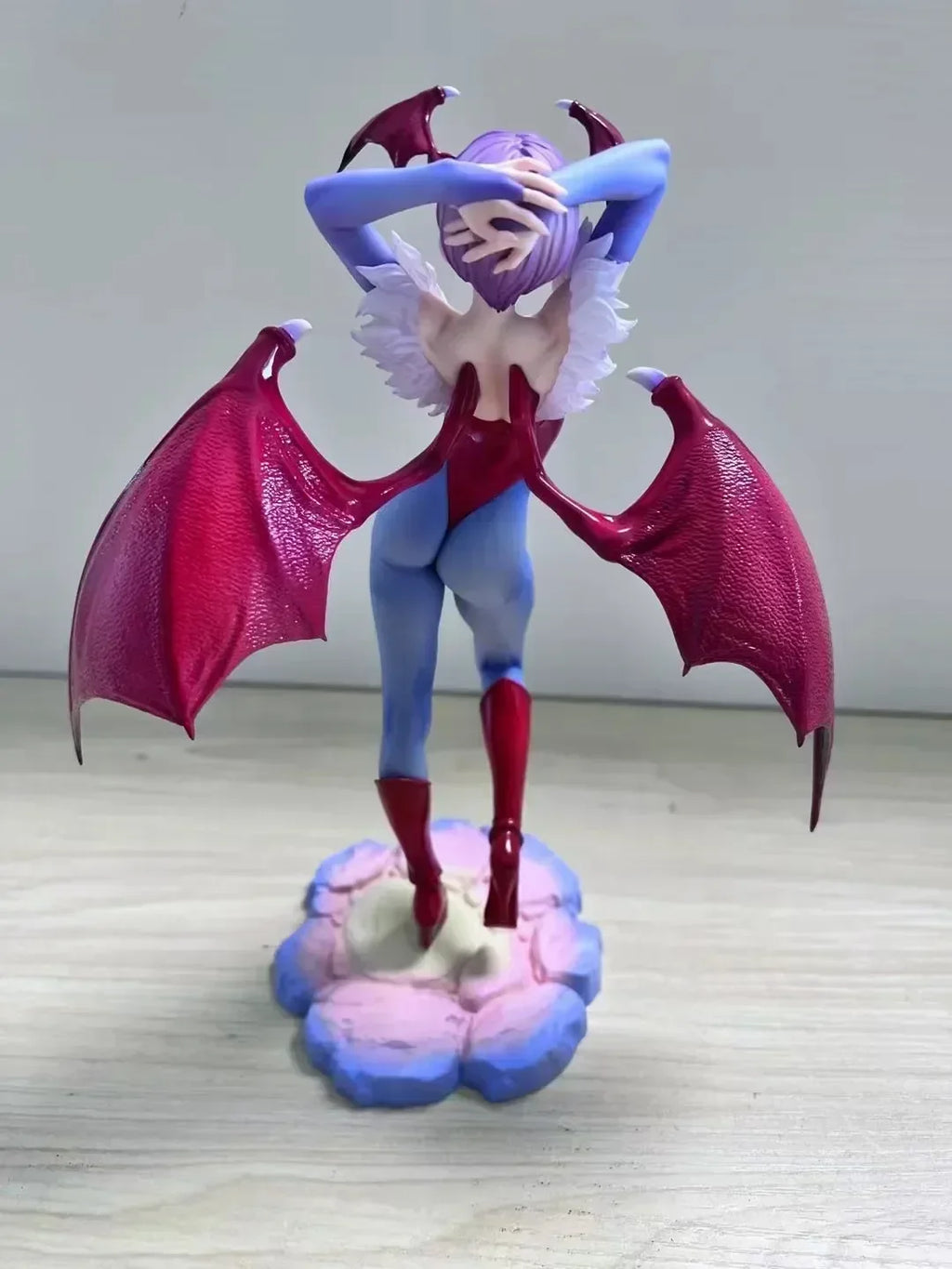 Darkstalkers Morrigan Aensland Anime Figure Lilith Action Figurine Pvc Statue Felicia Figure Girl Halloween Model Collection Toy