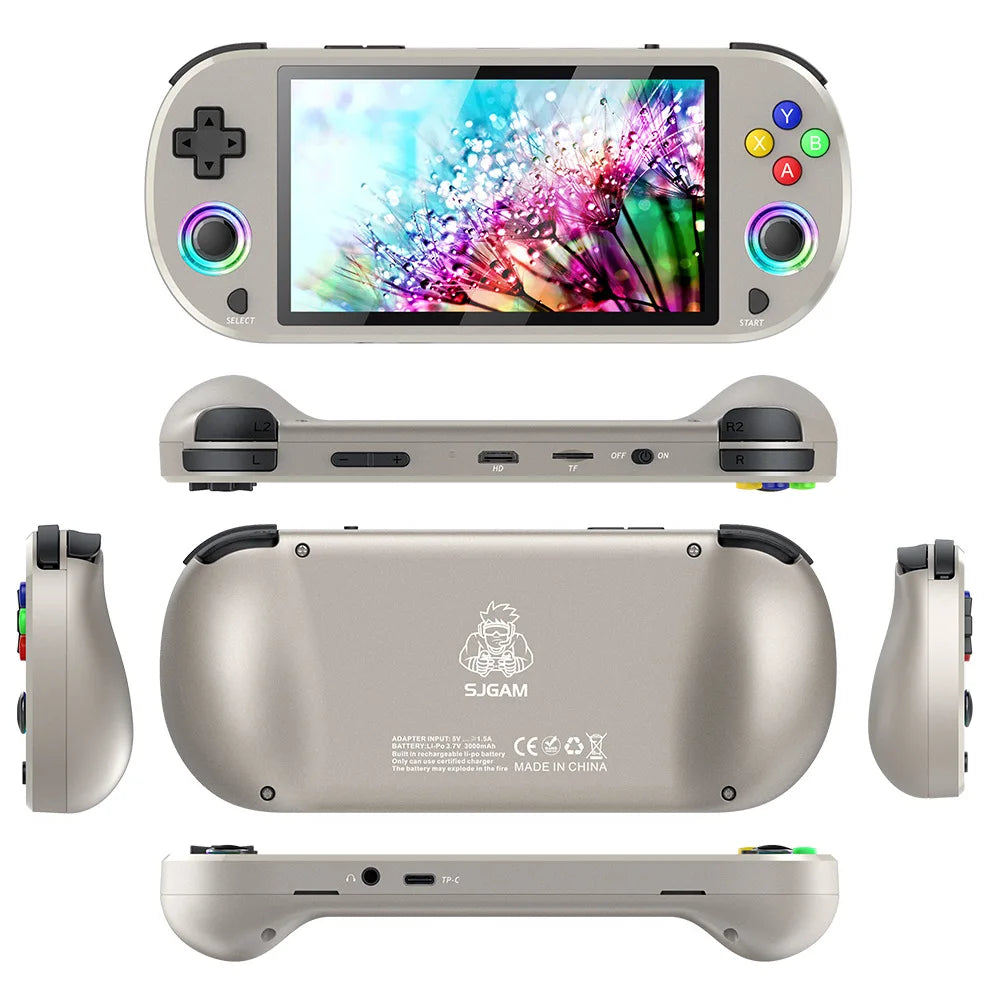 Retro-Handheld-Spielkonsole M22pro HD 1920 * 1080 5,0-Zoll-IPS-Display unterstützt LINUX für tragbaren PSP-Taschenvideoplayer 