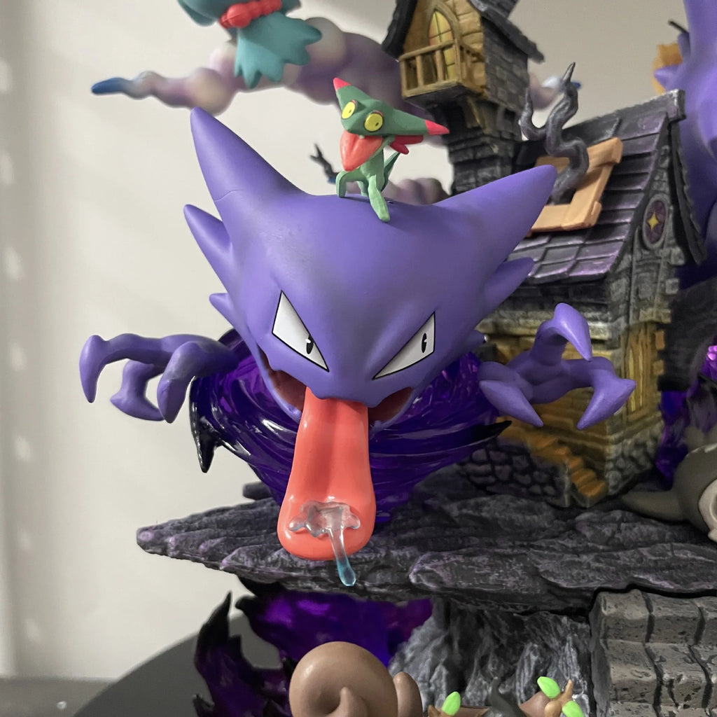 31cm New Pokemon Gengar Anime Figure Peripheral PVC Model Desktop Decoration Cute Ornaments Birthday Kids Birthday Gifts Toys
