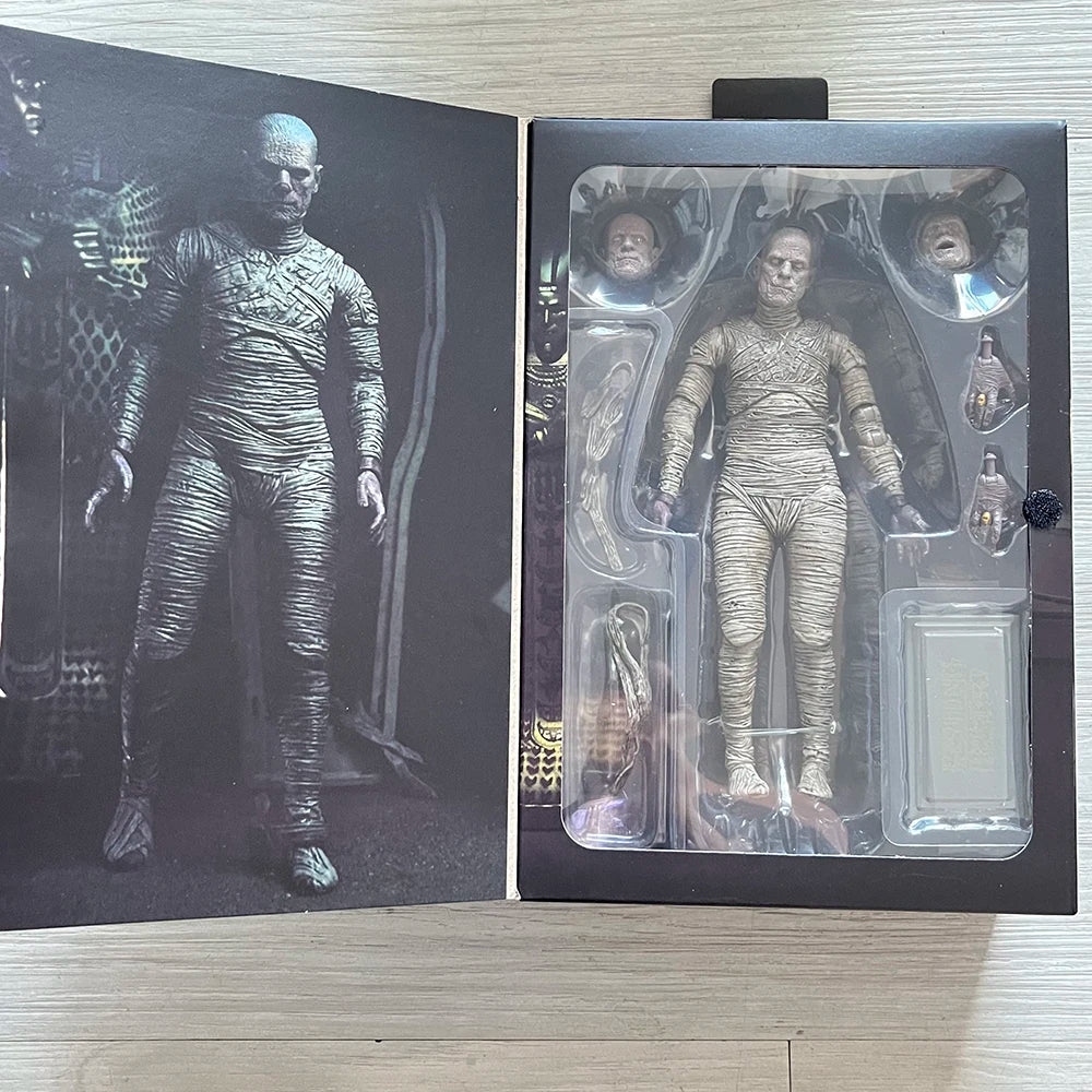 Neca Mummy Figure Universal Monster Black And White karloff Colorful Model Action Figure Toys Birthday Gifts