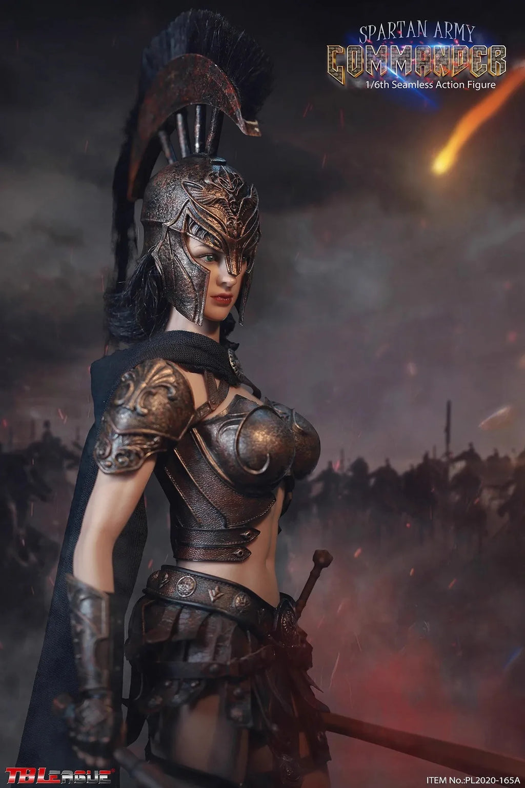 TBLeague PL2020-165 A 1/6 Female Soldier Spartan Army Commander 12'' Action Figure Model Toy In Stock