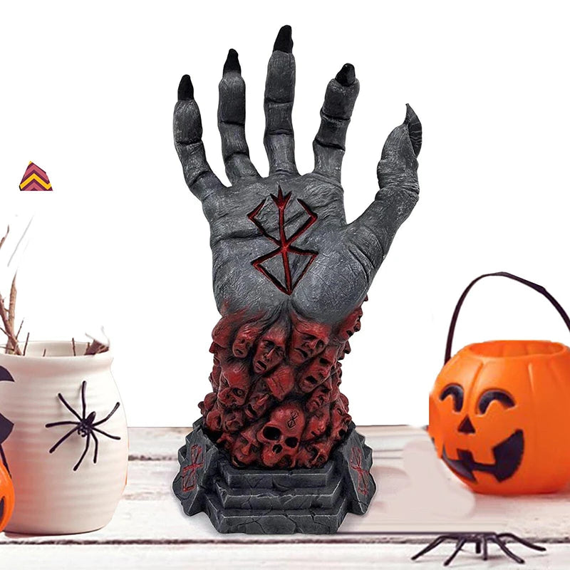 New Halloween Berserk Hand Of God 26cm Resin Figure Statue Anime Figurine Model Collection Desk Decoration Toys Birthday Gift