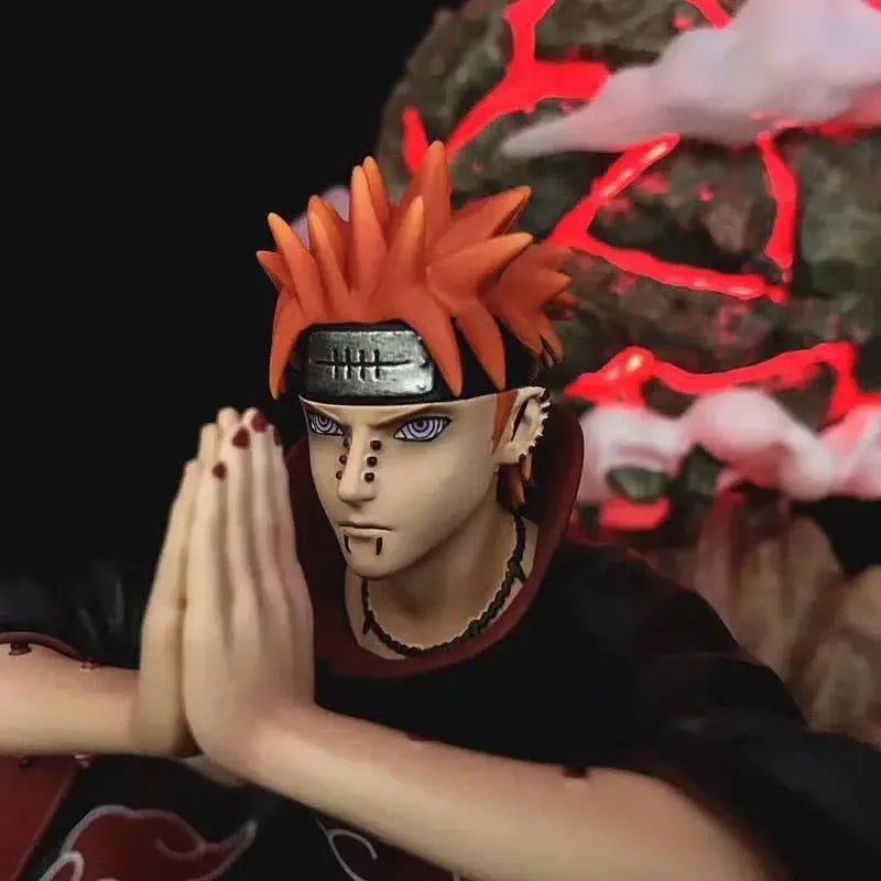 38m Cartoon Figures Pain Uzumaki Naruto Can Glow Anime Collection Model Desktop Ornament Decorations Holiday Gifts Children Toys