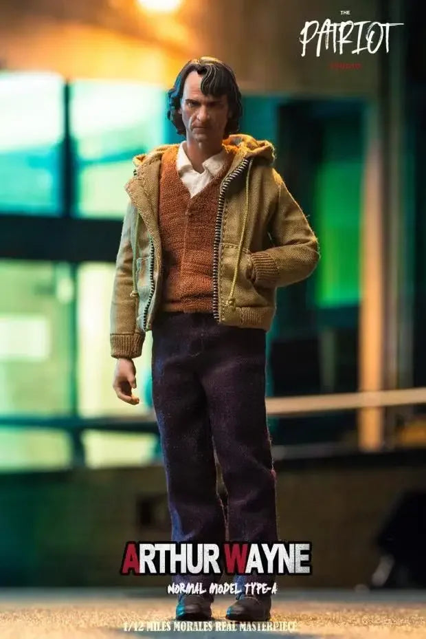 In Stock Original The Patriot Studio 1/12 Scale Clown Arthur Fleck DC Manga Villain Joker 6 Inches Action Figures Collection Toy