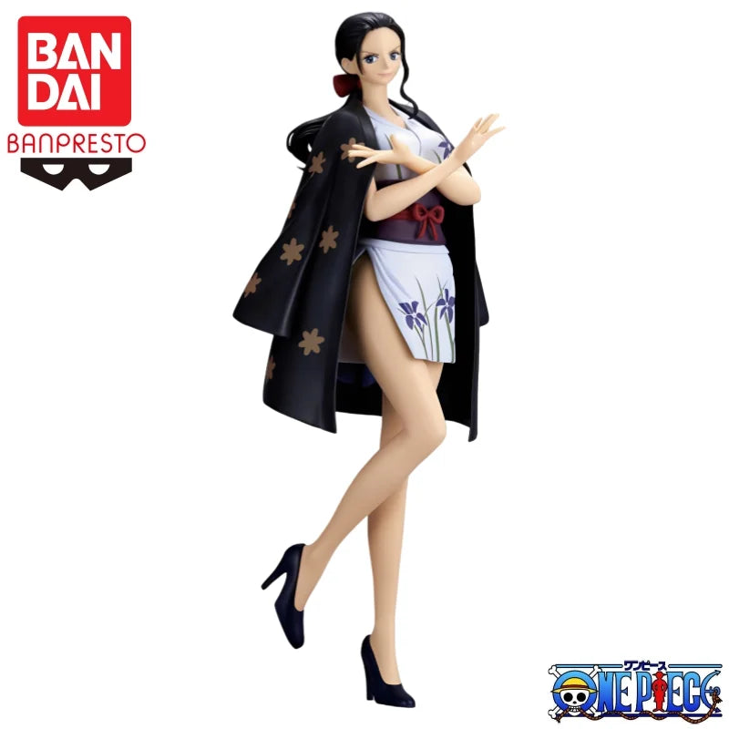 In Stock Bandai Original Banpresto One Piece Nico Robin Action Figure Model Doll Brand New Boxed Anime Characters Model Garage