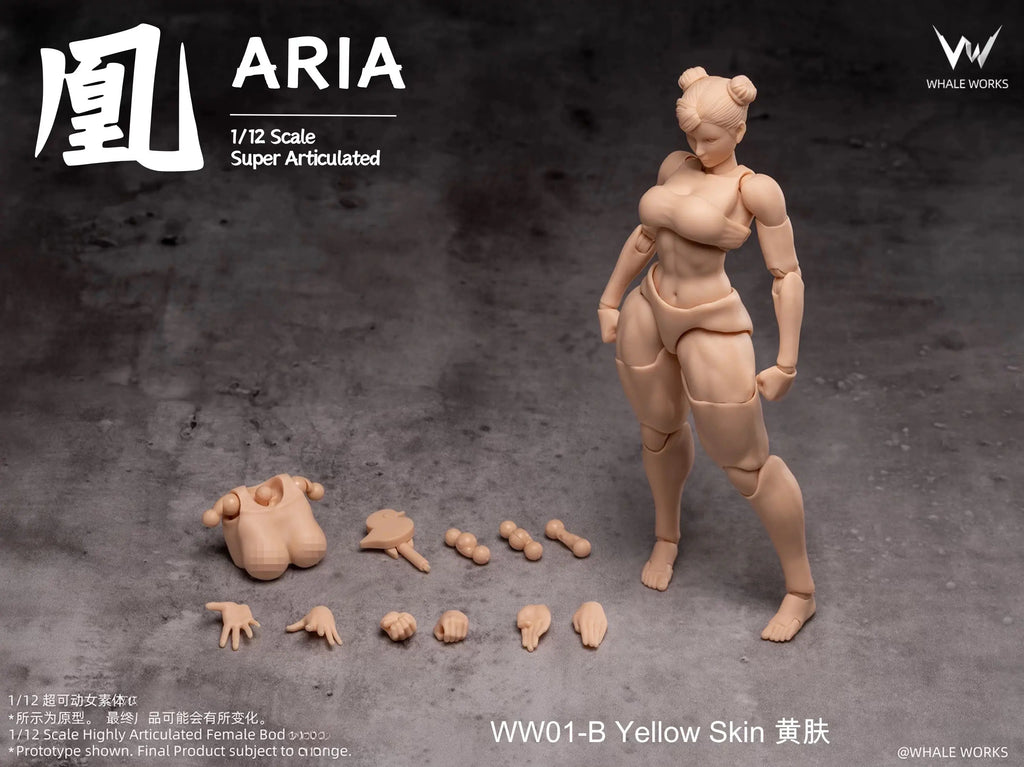 In Stock Ww01 Ww02 1/12 Scale Female Soldier Aria Super 3 Color Flexible Body Mobile Eyes Version For 6-Inches Action Figure Toy