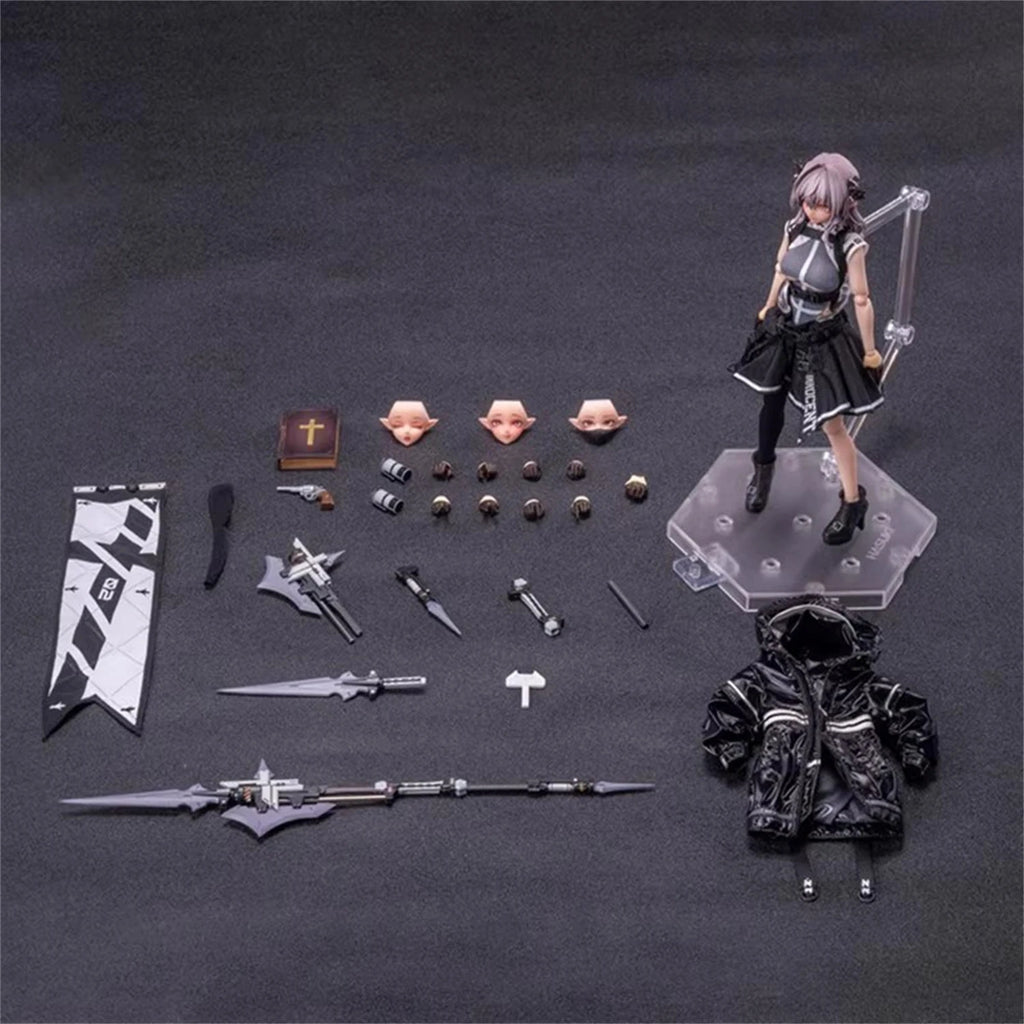 【IN STOCK】 Original HASUKI 1/12 PA009 NUNFRIEDE Mobile Suit Girl Action Figure With Box