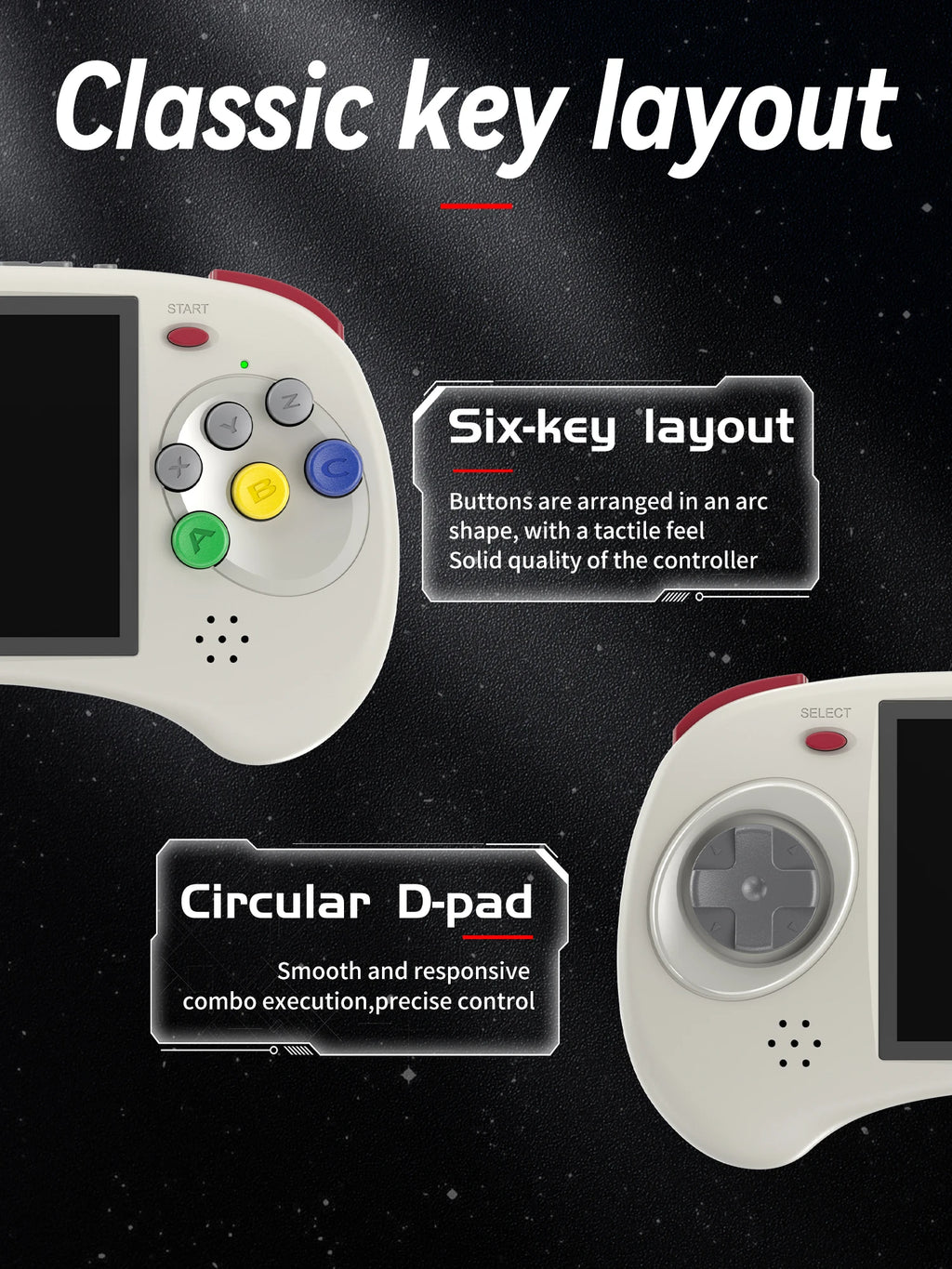 ANBERNIC RG ARC Retro Games RK3566 4.0INCH 640*480 Handheld Game Console Emulator LINUX Android System 3500mAh Children's Gifts