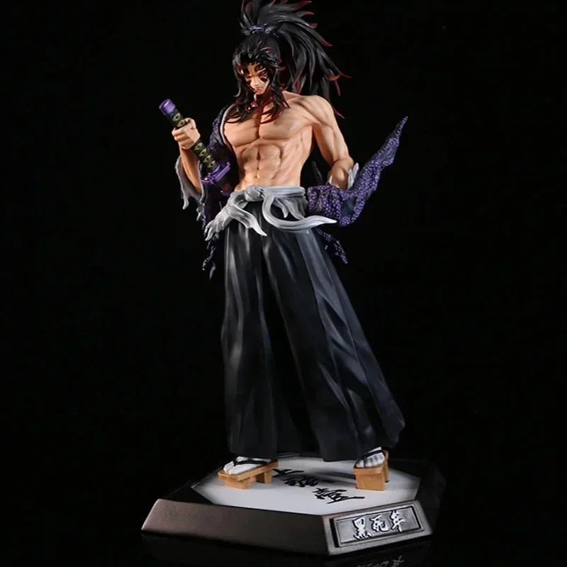 Anime Demon Slayer Kimetsu No Yaiba Figure Giyuutarou Daki Kokushibo Tsugikuni Yoriichi Douma Inosuke Action Figures Model Toys