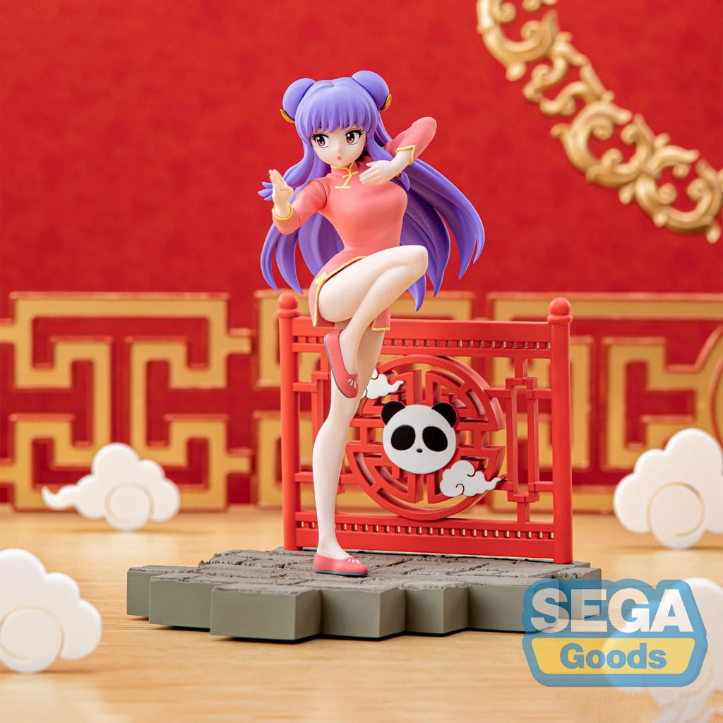 100% Original SEGA Luminasta Ranma Nibun-no-Ichi Saotome Ranma Shampoo Model Toys Collection Series Anime Figure
