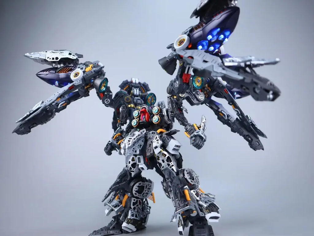 In Stock AXIS MODEL WORKS OSIRIS AERIAL DOMINATOR 1/100 Assembling Movability Model Toys Mecha NZ-666 Kshatriya LED LIGHTING KIT