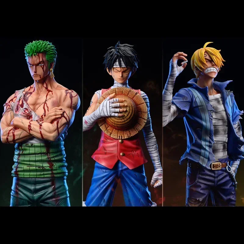 30 см One Piece Аниме екшън фигурка Roronoa Zoro Vinsmoke Sanji стойка PVC статуя фигурка модел колекция момче играчка подаръци
