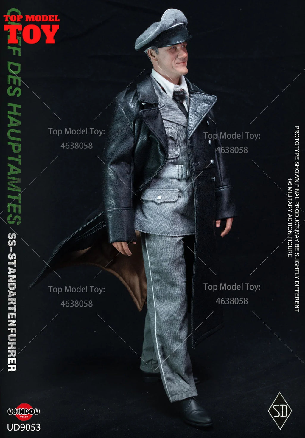 2026 Q1 UJINDOU UD9053 1/6 Scale Austrian Male Actor Full Set Action Figure Model Bastard Image 12'' Soldier for Collectible Toy