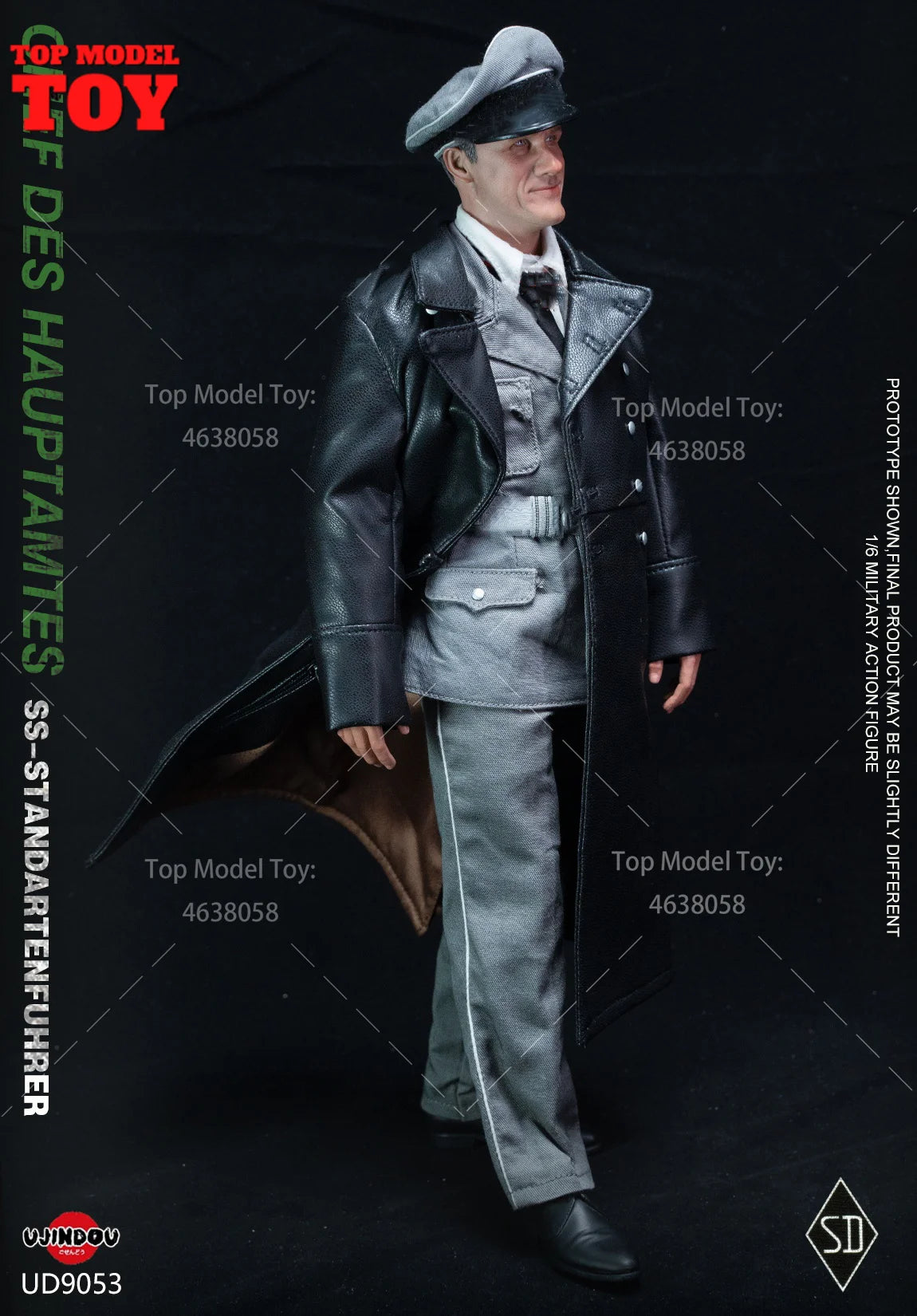 2026 Q1 UJINDOU UD9053 1/6 Scale Austrian Male Actor Full Set Action Figure Model Bastard Image 12'' Soldier for Collectible Toy
