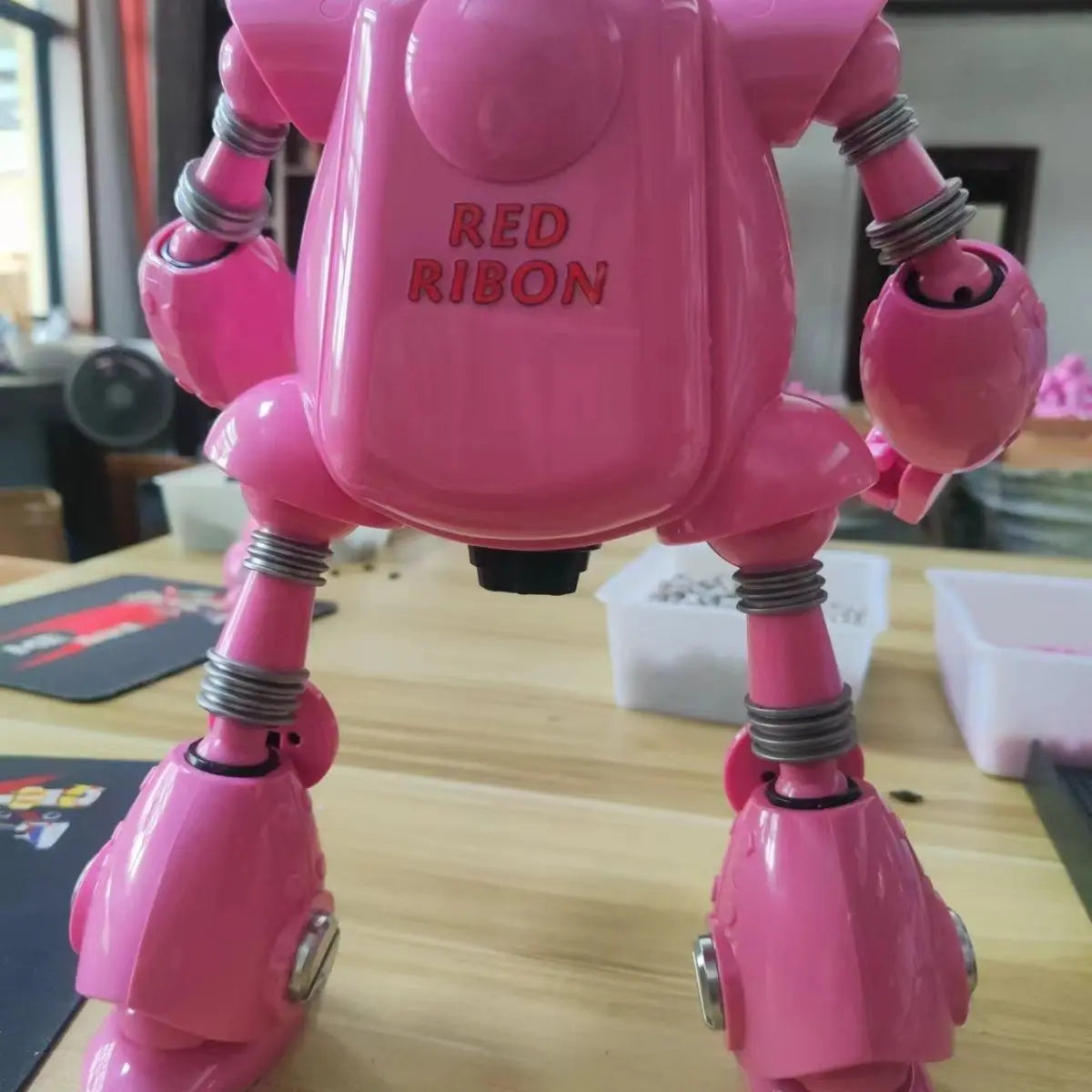 Hot Dragon Ball 32cm Fj Model Red Belt Robot Red Silk Army Robot Alloy Can Carry Shf Dolls Desktop Birthday Gift Garage Kit