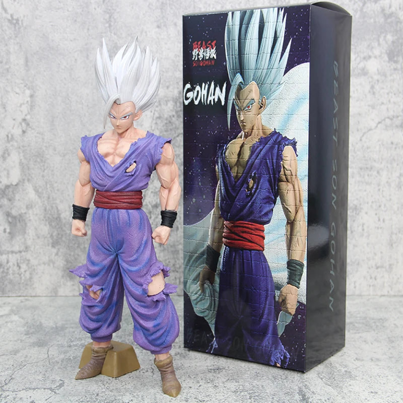 Dragon Ball Z Figures Son Gohan 33cm Anime Figurine Beast Gohan Gk Statue Pvc Model Doll Collection Desk Decoration Toys Gifts
