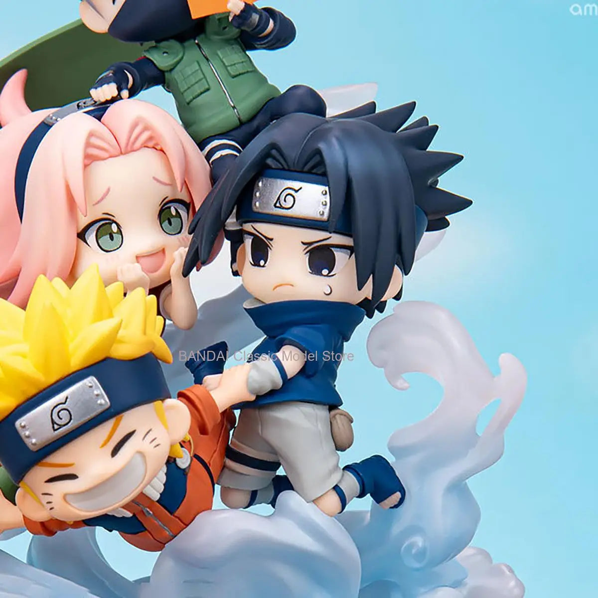 100% MegaHouse FigUnity Naruto Original Shippuuden Uzumaki Naruto Haruno Sakura Hatake Kakashi Uchiha Sasuke Collection Series