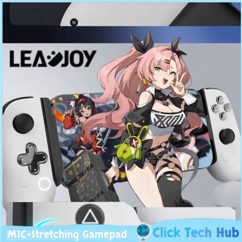 2025 LEADJOY M1C+Stretching Gamepad  Android ios Streaming Mobile Game Peripheral DNF Heat Dissipation Genshin Impact gamepad