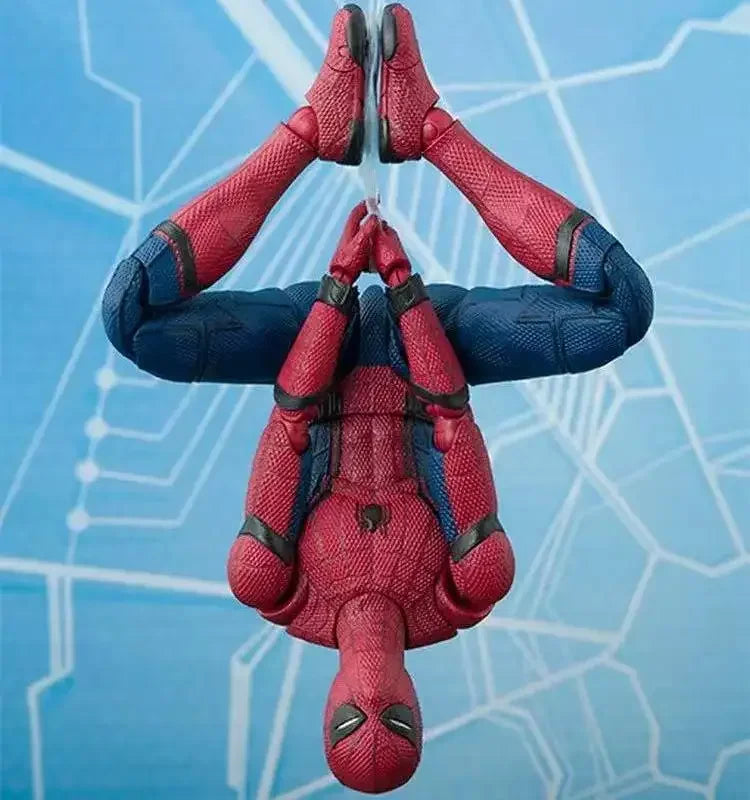 New Bandai Spider-Man Marvel Heroic Expedition Spider Man upgraded the battle suit to make a moving puppet Action Figures model