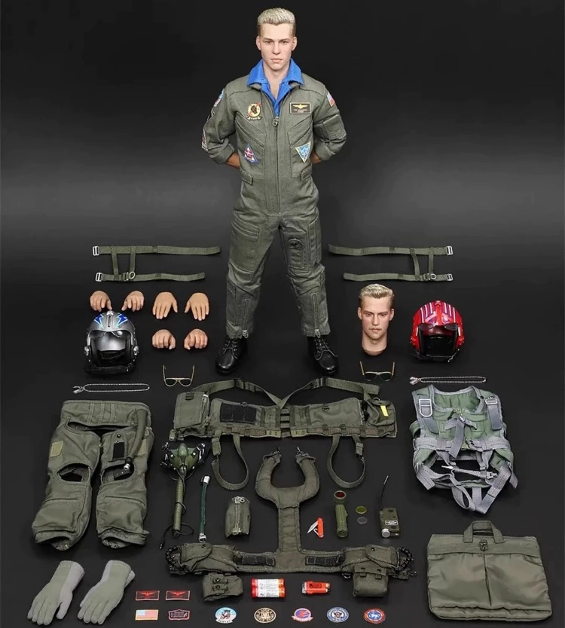 DID MA80182 1/6 U.S. F14 Pilot Tom Action Figure Model