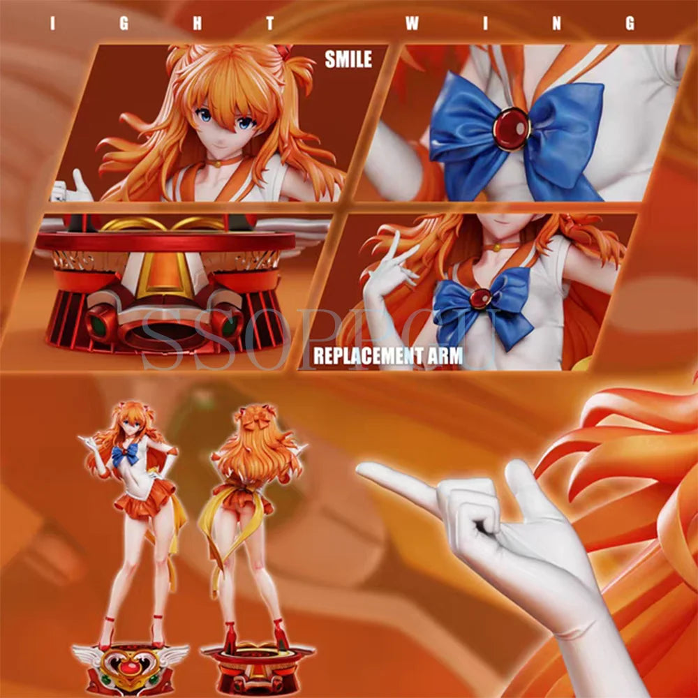 43-50cm NW Studio Soryu Asuka Langrey Shikinami Asuka Girls Toys Japanese Anime Figure PVC Action Figure Toy Game Model Doll