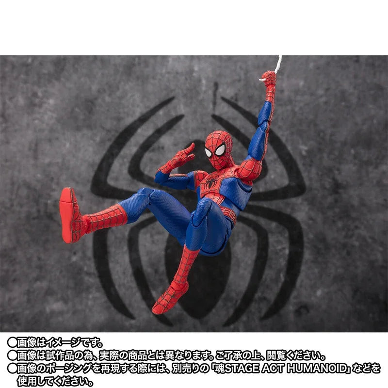 In Stock Bandai S.H.Figurats Spider Man Peter B Parker Mayday SHF Anime full action Figure Finished Model Kit Toy Gift for Kid