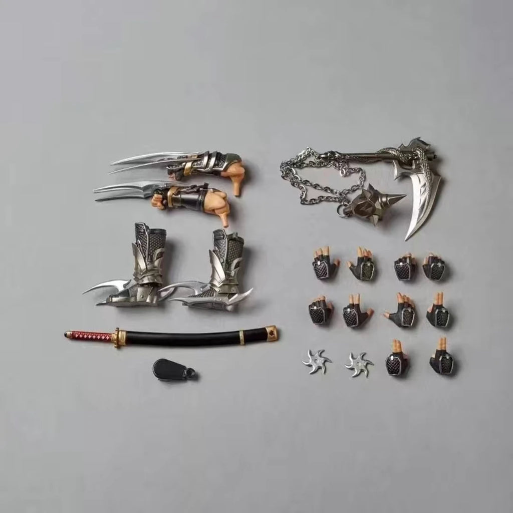 Hot Ryu Hayabusa Ac Factory Toys Action Figure Ninja Gaiden Kaiyodo Revoltech Yamaguchi Figurine Model Ko Statue Kids Gifts Toys