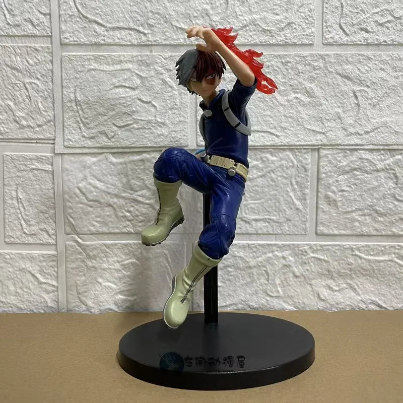 My Hero Academia Anime Figure Bakugou Katsuki Figurine Todoroki Shoto PVE Model Toys Room Decor Exhibition Collectible for Gift