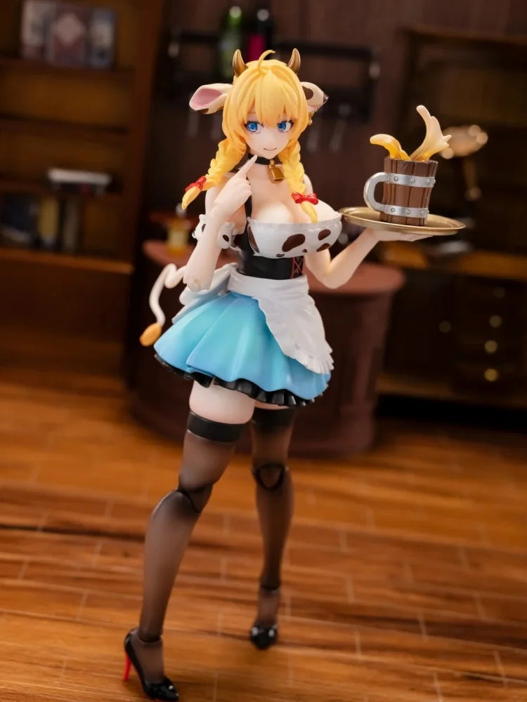 Authentic Ladotoys 1/12 Scale Daisy Taurus Cow Beer Girl Mystic Land Ver Articulated Action Figure Decoration Desktop Collect