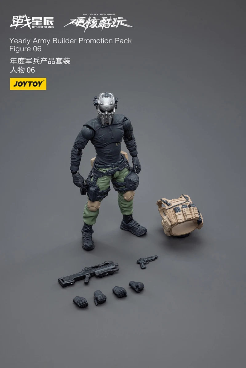 in Stock JOYTOY 1/18 10.5cm Action Figures Yearly Army Builder Promotion Pack Anime Collection Model