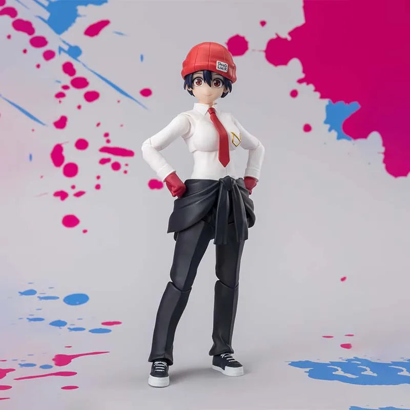 Bandai Undead Unluck Anime Figure SHF Andy Unluck Izumo Fuko Action Figure Collectibles Model High Poseability Toys Boys Gift