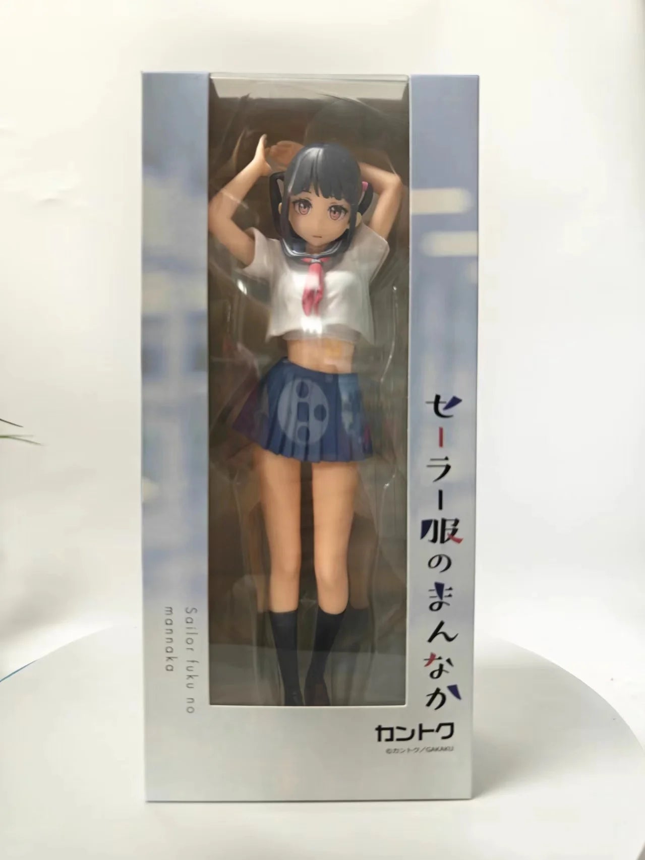 28CM Anime Sailor Fuku no Mannaka Union Figure Sailor Suit JK Dress Up Model Toy Clothes Detachable Standing Doll Action Figure