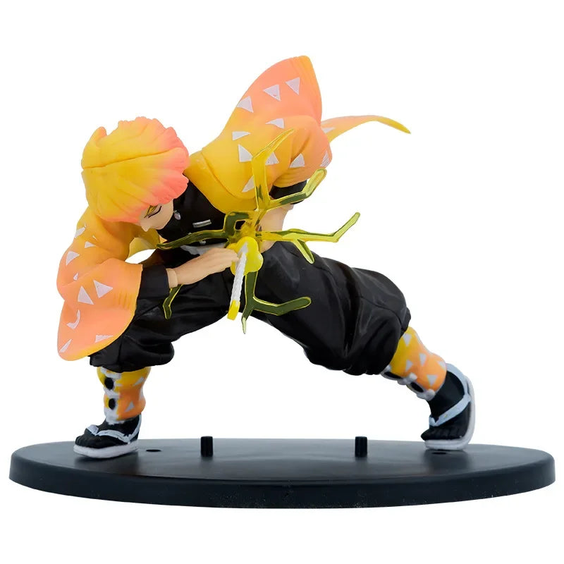 Neue Anime-Figur von Demon Slayer: Tanjirou Agatsuma Zenitsu Kyoujurou, Anime-Modell, Actionfigur, PVC-Sammlung, Spielzeug für Kinder, Geschenk
