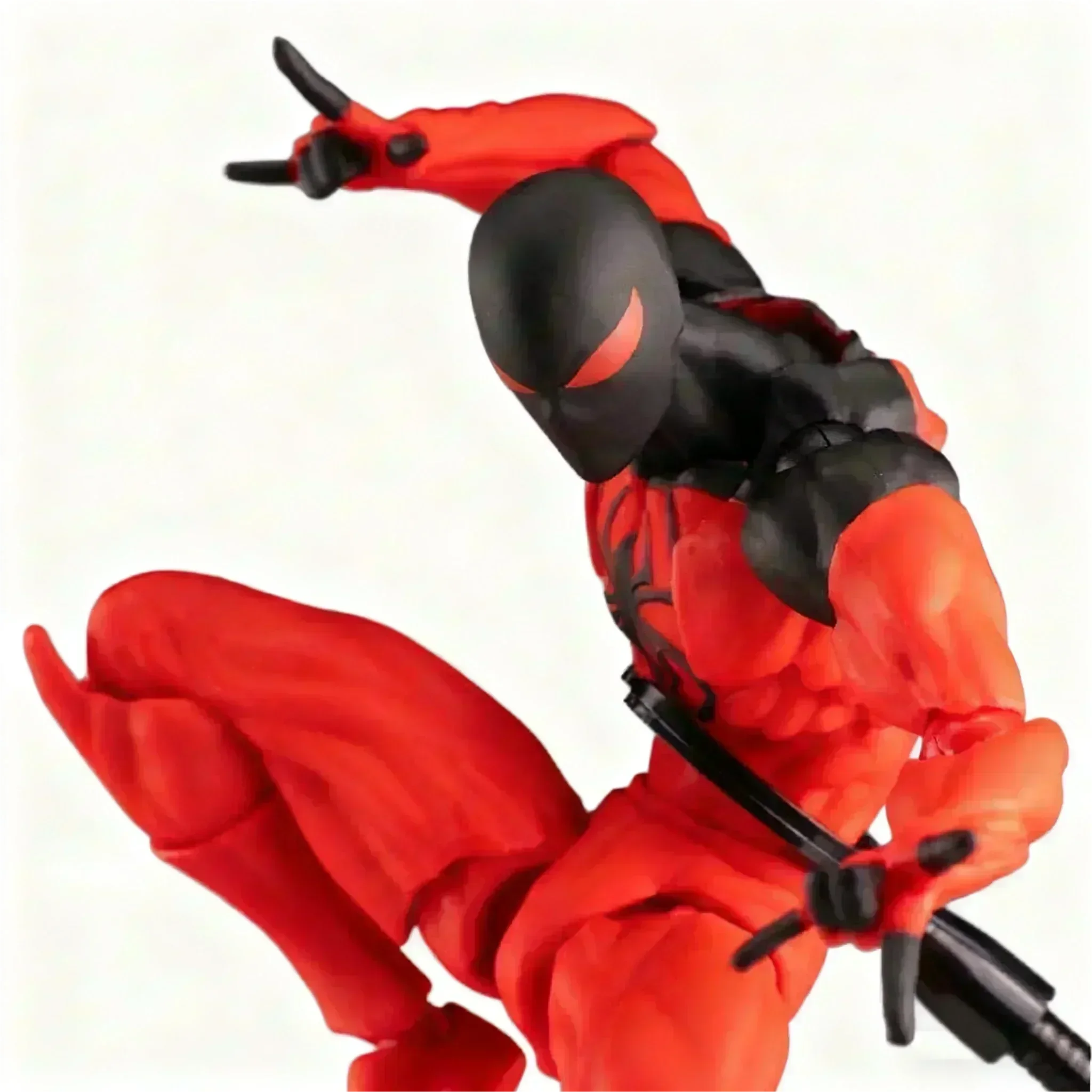 HOT-NEW Mess Toys Superior Spider-Man Figurine Model PVC Black Red Spider Man Toy Collect KO Action Dolls For Collection Gift