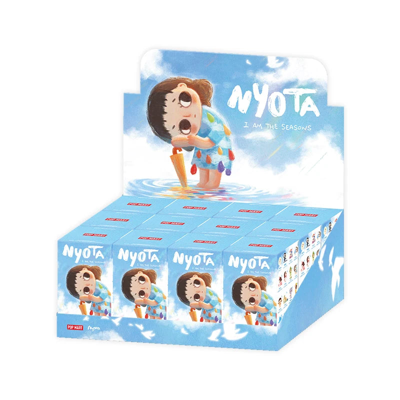 New Genuine Popmart Nyota I Am The Seasons Series Blind Box Cute Action Figures Toys Mystery Box Collectible Model Toy Gift