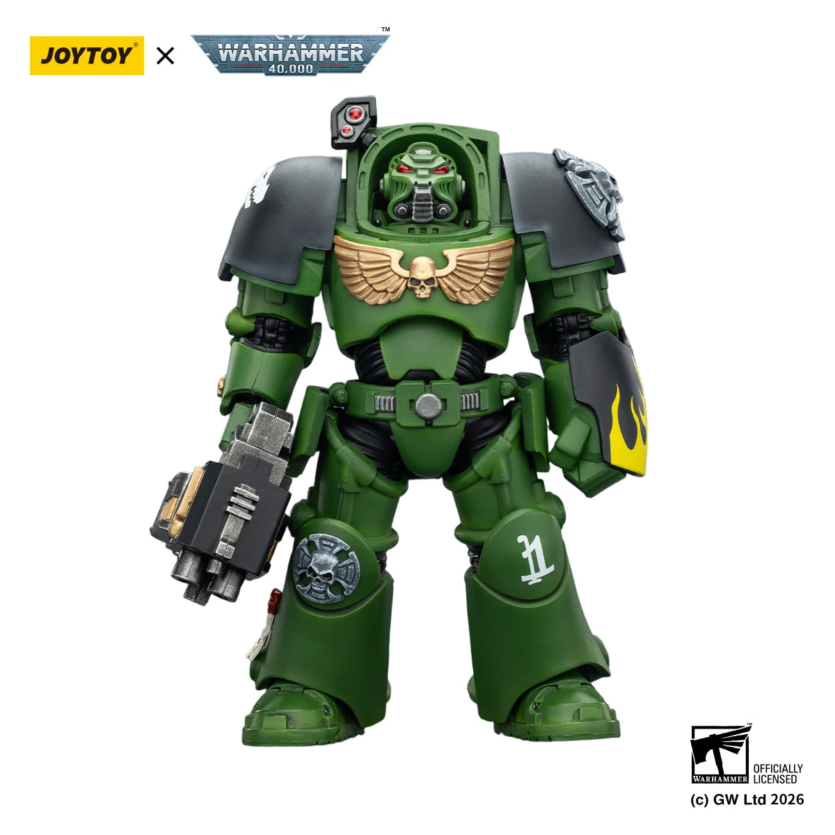【MT】Original JOYTOY Warhammer 40K Salamanders Terminator 1/18 Action Figure Toy Collection