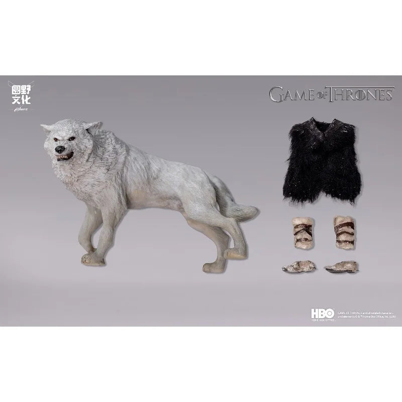 Coming Soon 1/12 Fondjoy Yuanye X Kongling Toys GoT Jon Snow Collectible Action Figure Cloth Model Ornament Gift