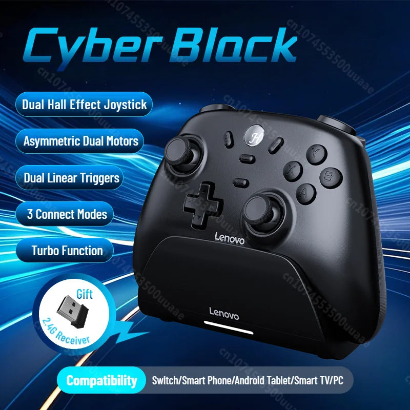 Lenovo S07 Wireless Controller for Switch/Switch OLED/Switch Lite/PC/iPhone/Android Phone Bluetooth Gamepad with Charging Dock