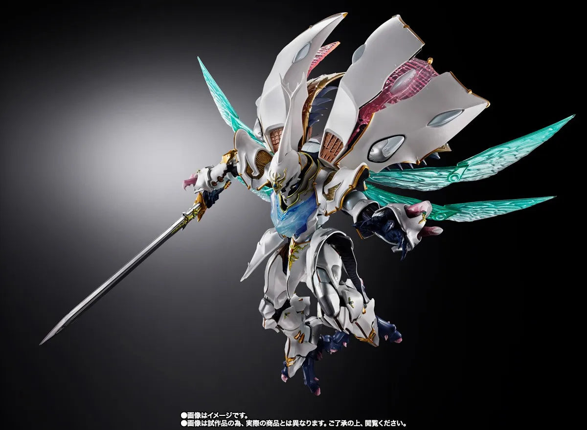 In Stock Genuine BANDAI METAL BUILD Dragon Scale Sirbine White Hallows Figure Anime Aura Battler Dunbine Action Model Toy