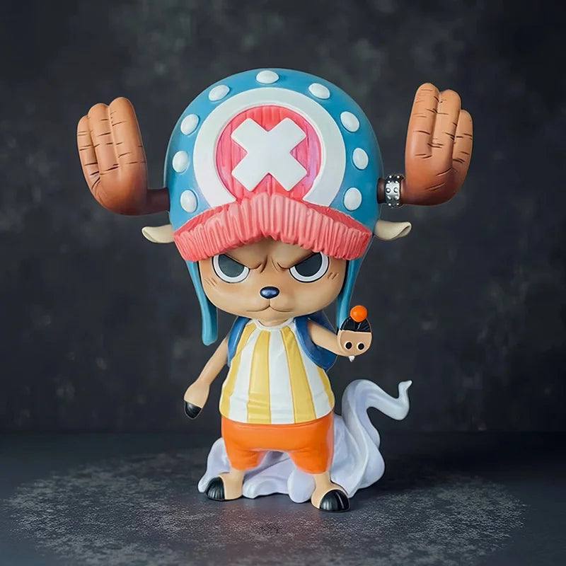 Action Figures One Piece 10cm Tony Anime Figures Tony Chopper Figure Cute Pvc Statue Collection Model Birthday Gifts Custom Toys