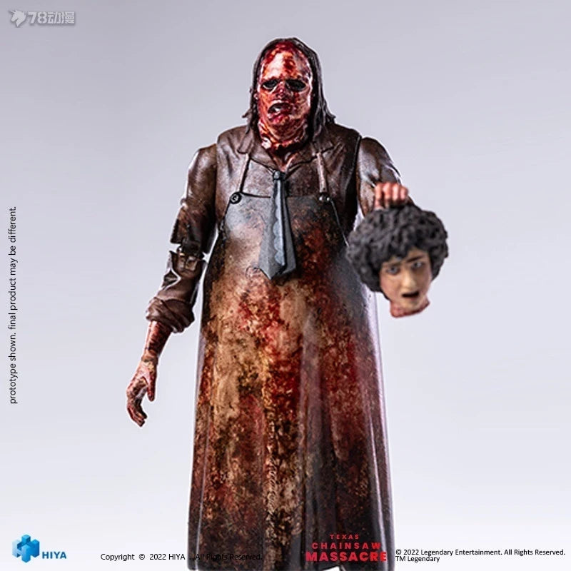 HIYA TOYS  GENUINE ORIGINAL  HIYA FILM SERIES TEXAS CHAINSAW MASSACRE (2022) LEATHERFACE MASSACRE EDITION     Action Figure Toys