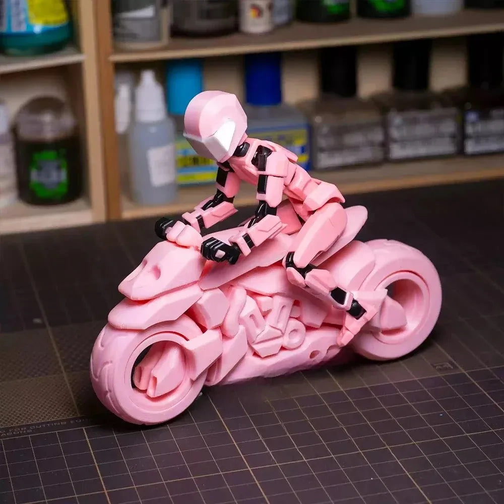 3D-gedruckte Death/Swordsman Dummy 13 Actionfiguren, mehrgelenkige, bewegliche Lucky 13 Actionfigur, Nova 13 Actionfigur als Geschenk