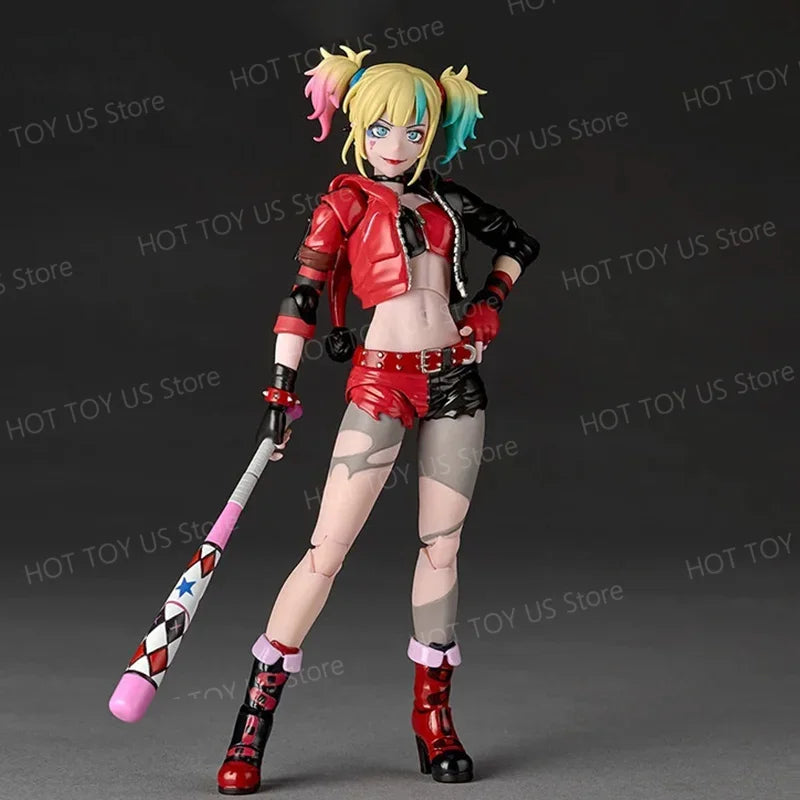 In Stock Kaiyodo Magical Yamaguchi Harley Quinn Action Figure Suicide Squad The Clown's Girl Movability Model Toys