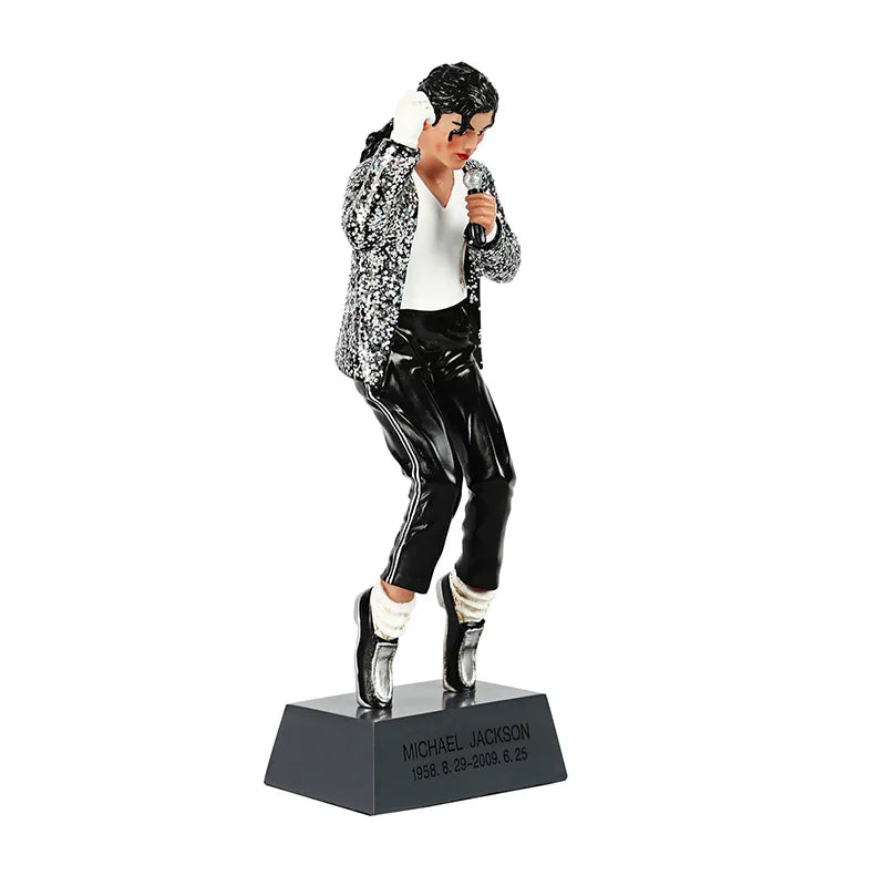 Dancer Michael Jackson Action Figure Simulation Portrait 20cm President Churchill Figurine Ornaments Room Decoration Model Toys