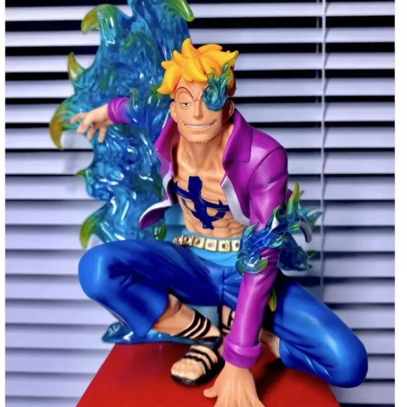Neue Bandai Banpresto One Piece GK Immortal Bird Squatting Marko Resonance Series Handheld Statues Model Ornaments Handheld Model