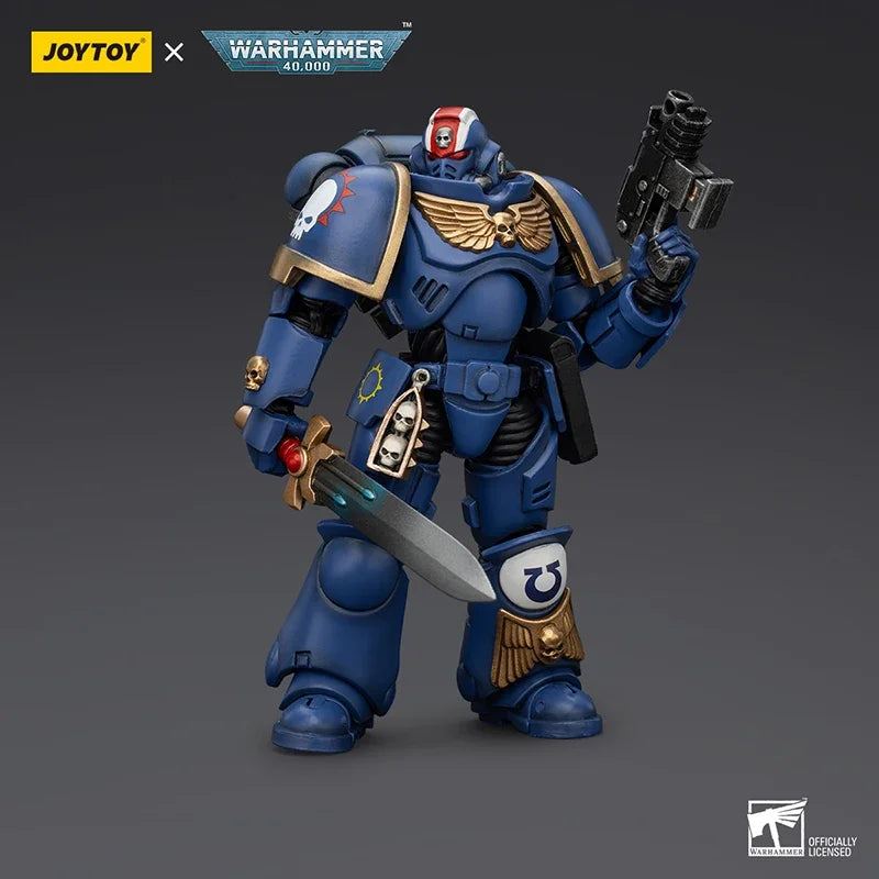 JOYTOY Warhammer 40K Ultramarines Heroes Of The Chapter Action Figures Doll Decoration Gift Collection Original Model Figure