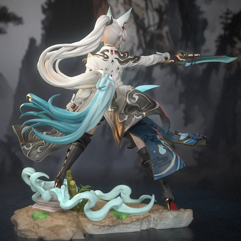 Practice White Mold Resin GK Assembly 3D Printing Static Figure Collectible Model Toy for Bilibili Fans over 8 Years Old
