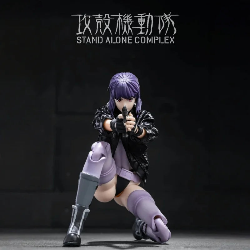 Hiya Esg0202 1/12 Scale Motoko Kusanagi Anime Action Figure - Stand Alone Complex Mobile Suit Girl Doll 6 Inch Collectible Toy